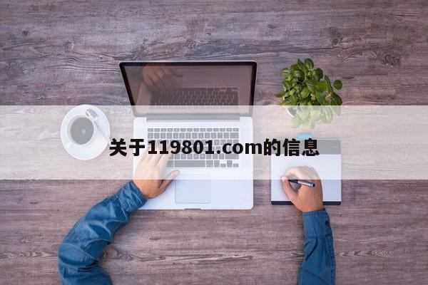 关于119801.com的信息